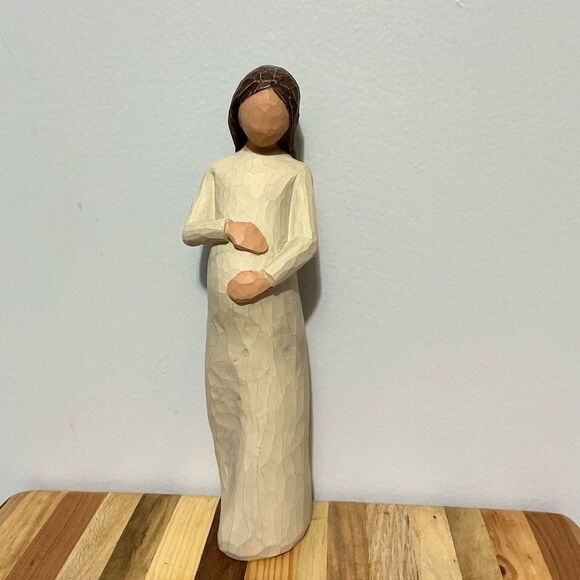 Willow Tree Cherish Pregnant Mother 2002 Susan Lordi Demdaco - Picture 1 of 6